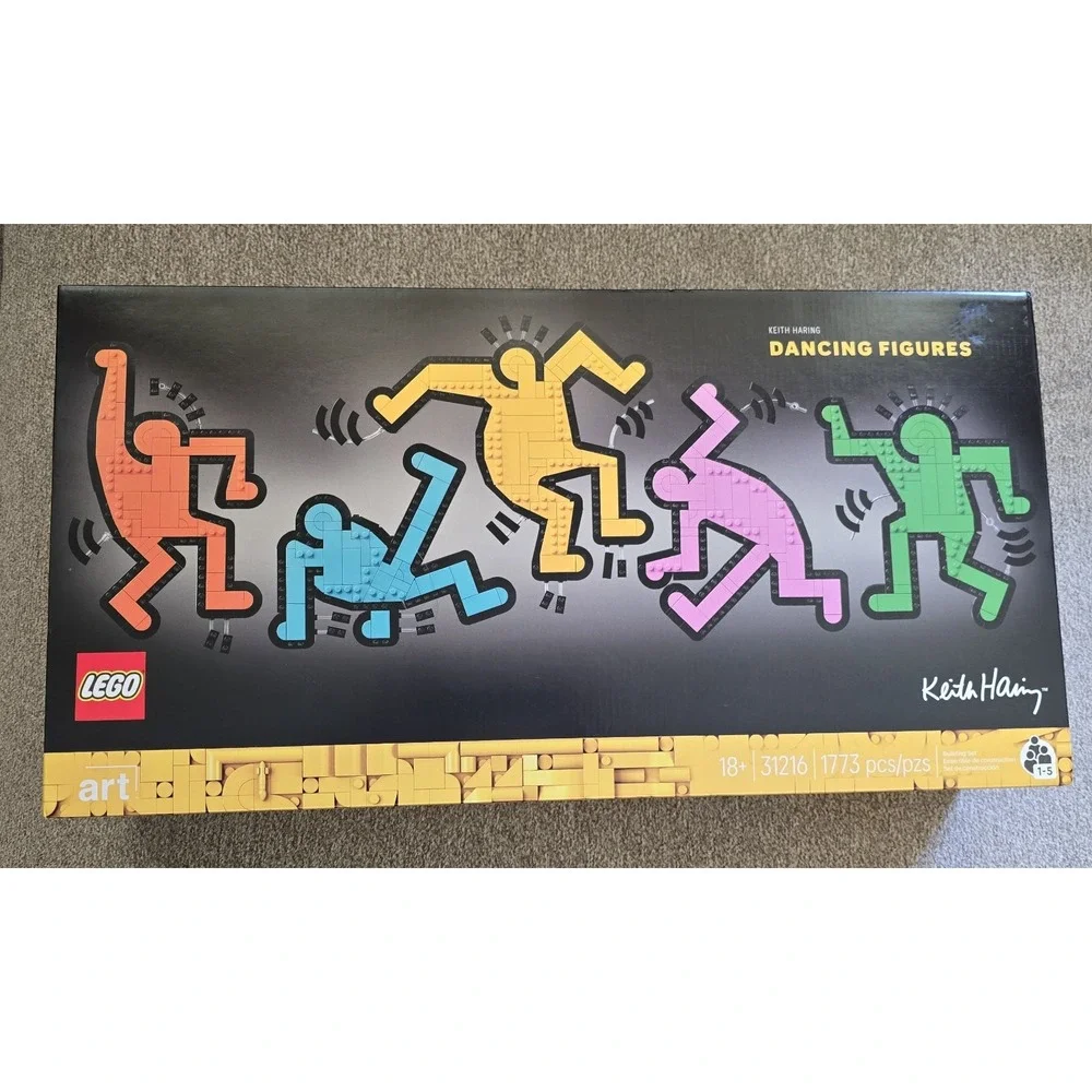 LEGO Art Keith Haring Dancing Figures 31216 Box 1773 Pieces 18+ Limited
